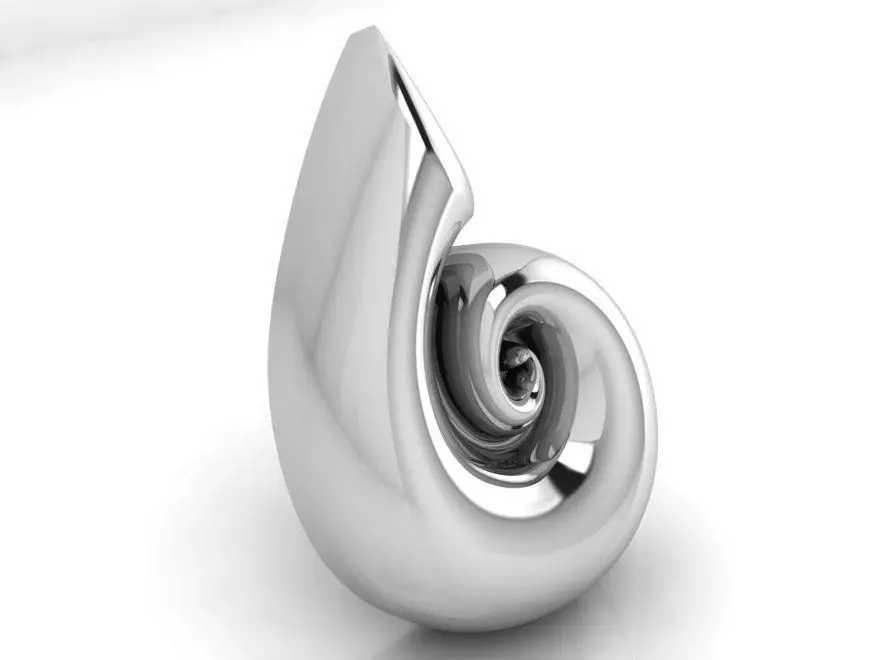 Snail pendant 3691 3D print model 3D print model_0