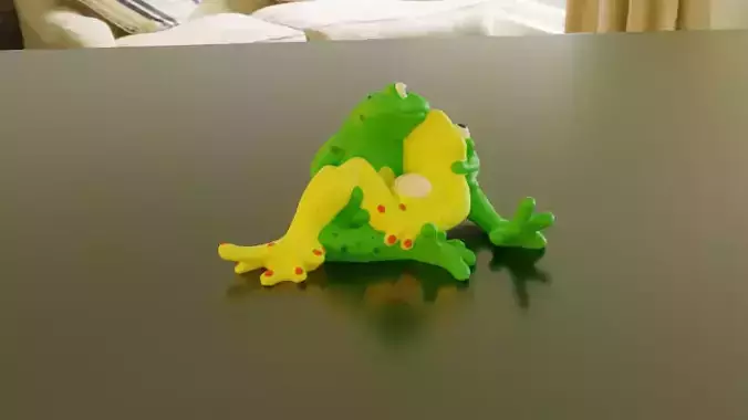 Frog pregnant 3D print model