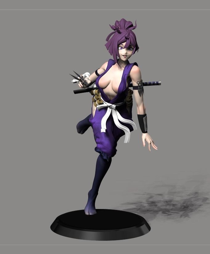 Yuzuriha Hell Paradise 3D print model_30