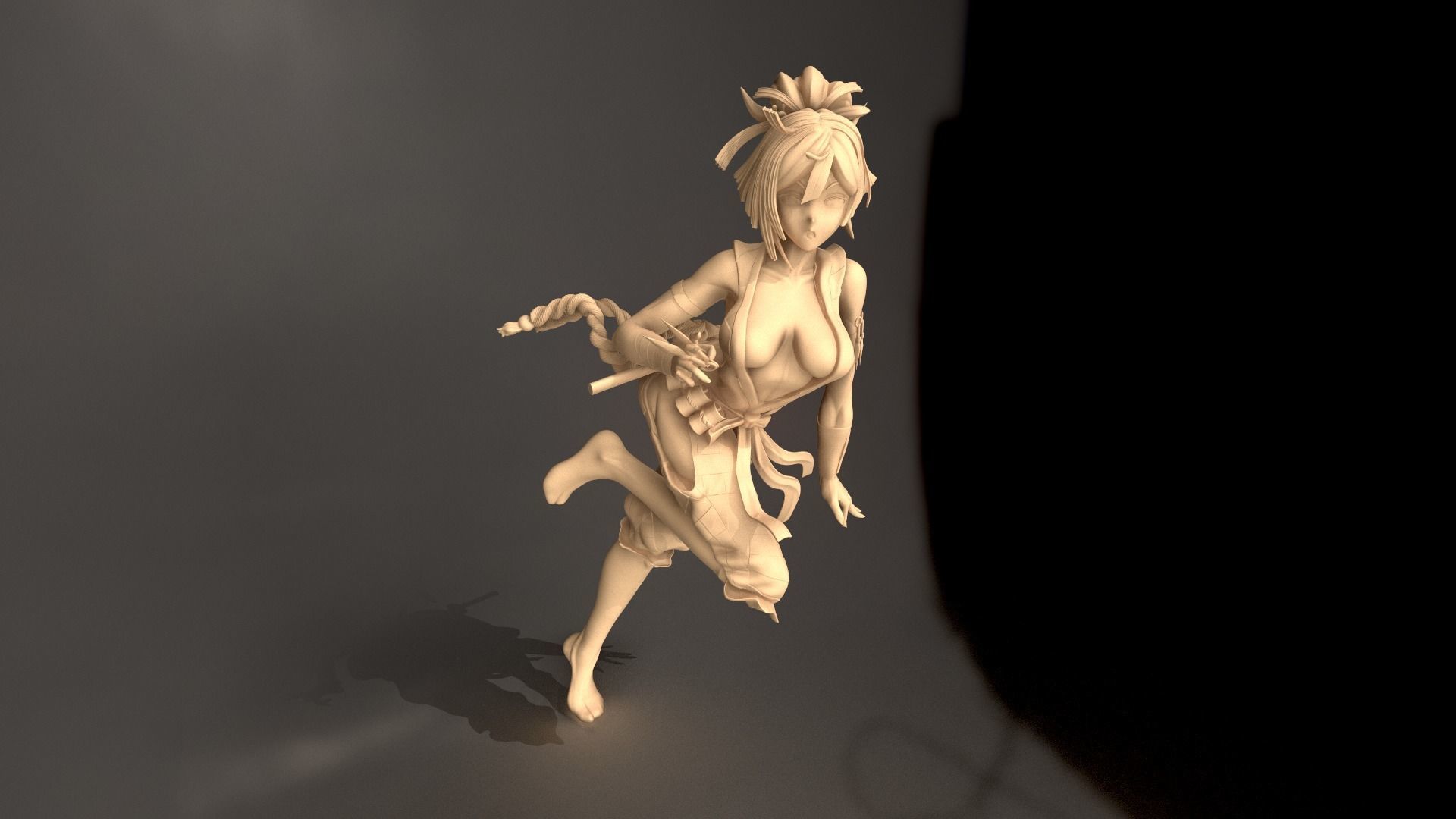 Yuzuriha Hell Paradise 3D print model_7