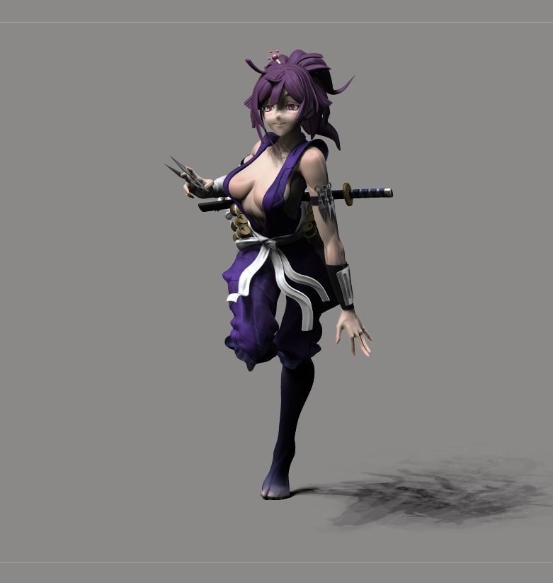 Yuzuriha Hell Paradise 3D print model_16