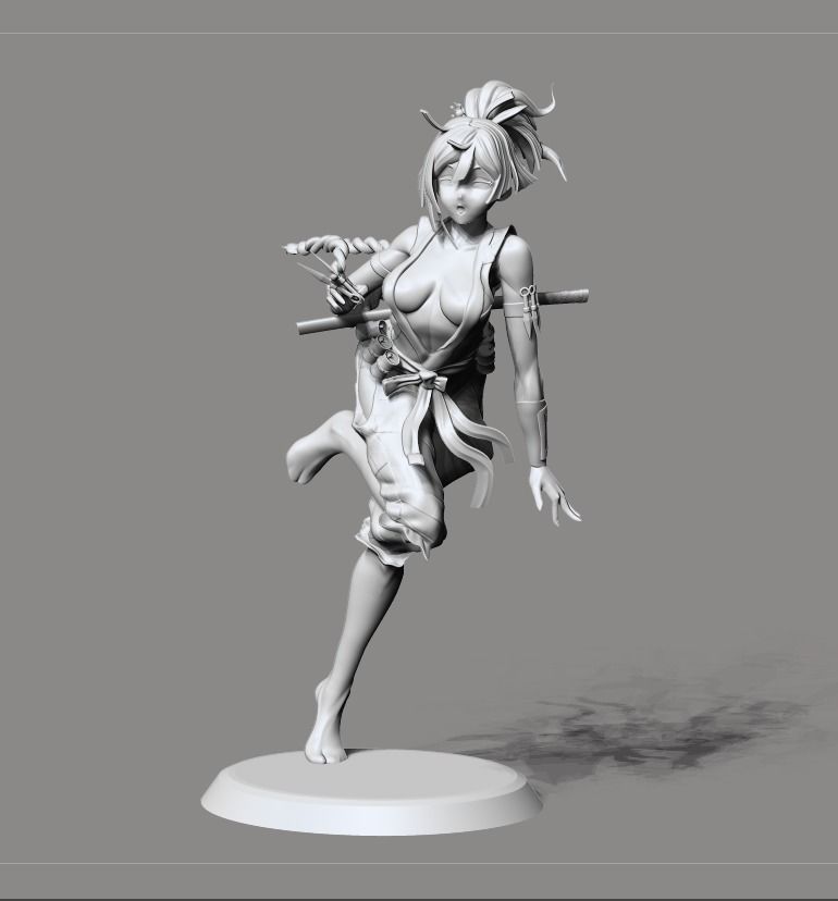 Yuzuriha Hell Paradise 3D print model_26