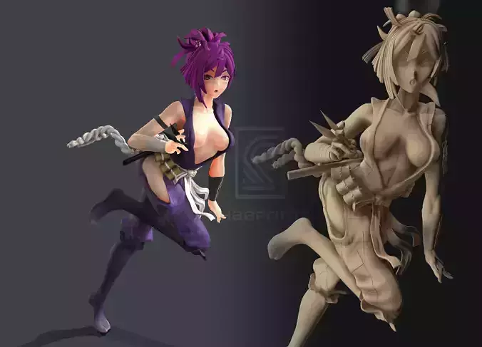 Yuzuriha Hell Paradise 3D print model