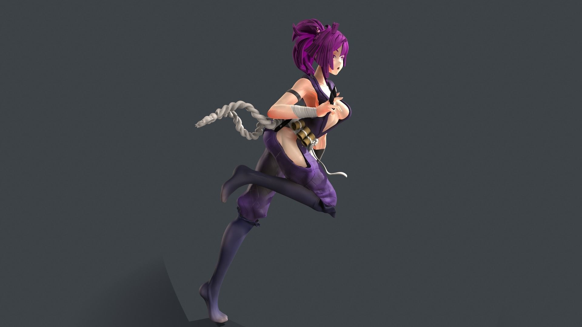 Yuzuriha Hell Paradise 3D print model_4