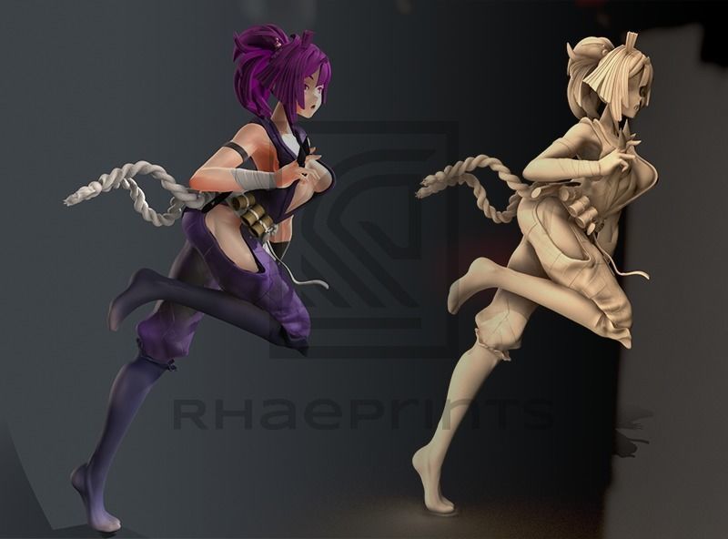 Yuzuriha Hell Paradise 3D print model_1