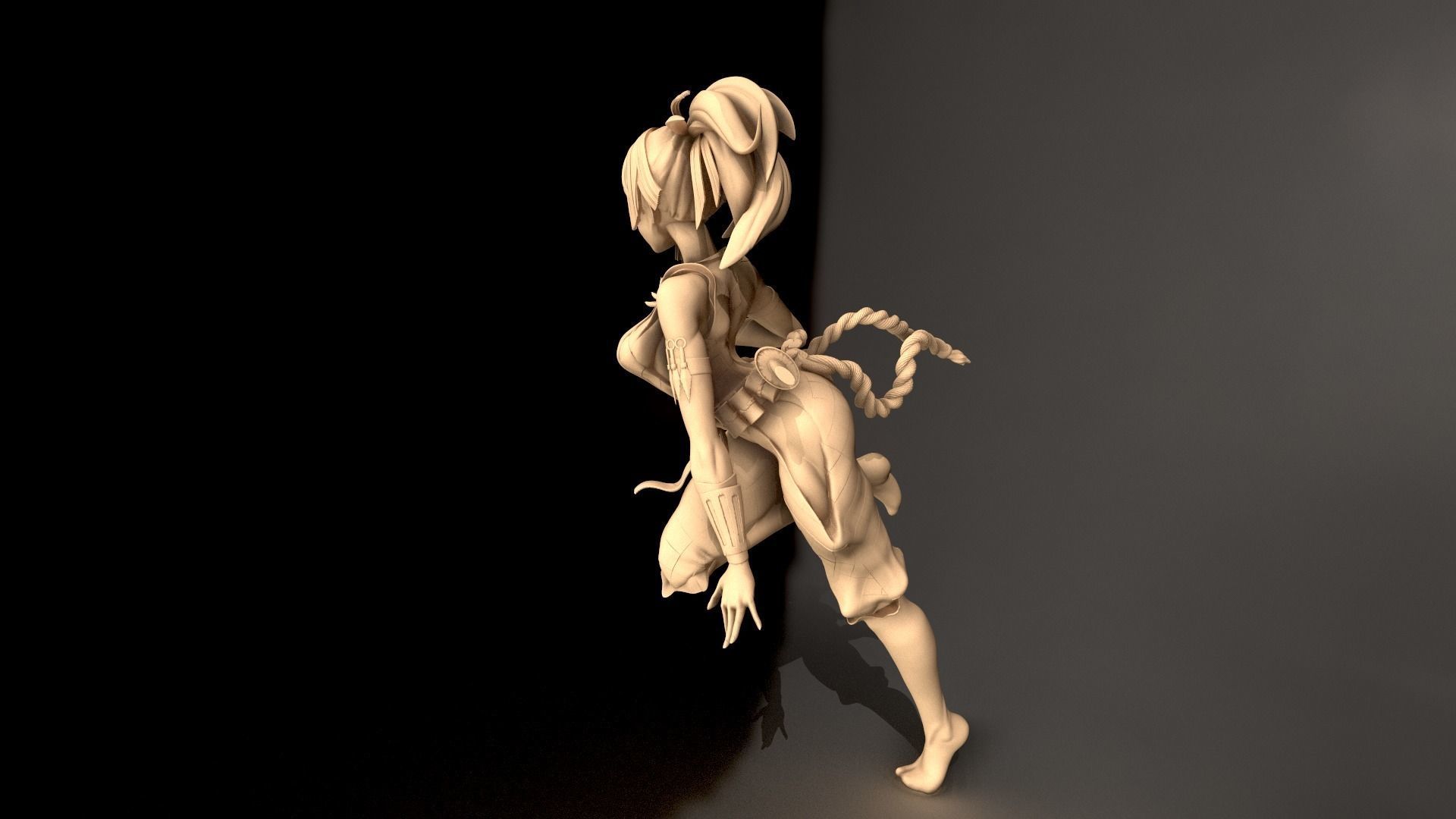 Yuzuriha Hell Paradise 3D print model_9
