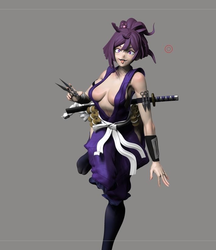 Yuzuriha Hell Paradise 3D print model_21