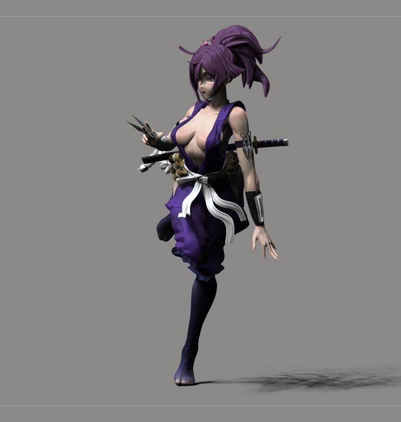 Yuzuriha Hell Paradise 3D print model_17