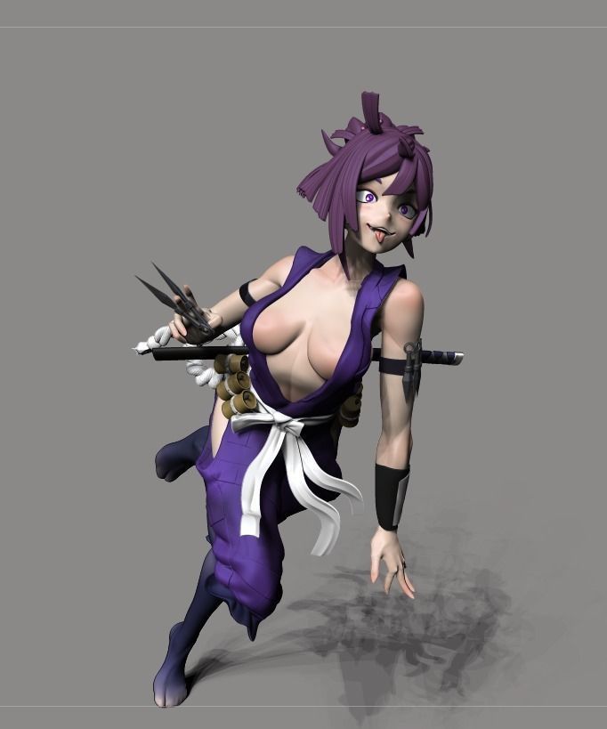 Yuzuriha Hell Paradise 3D print model_23