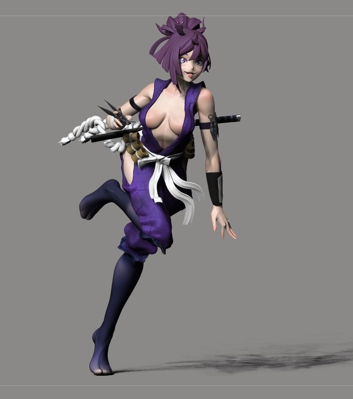 Yuzuriha Hell Paradise 3D print model_25