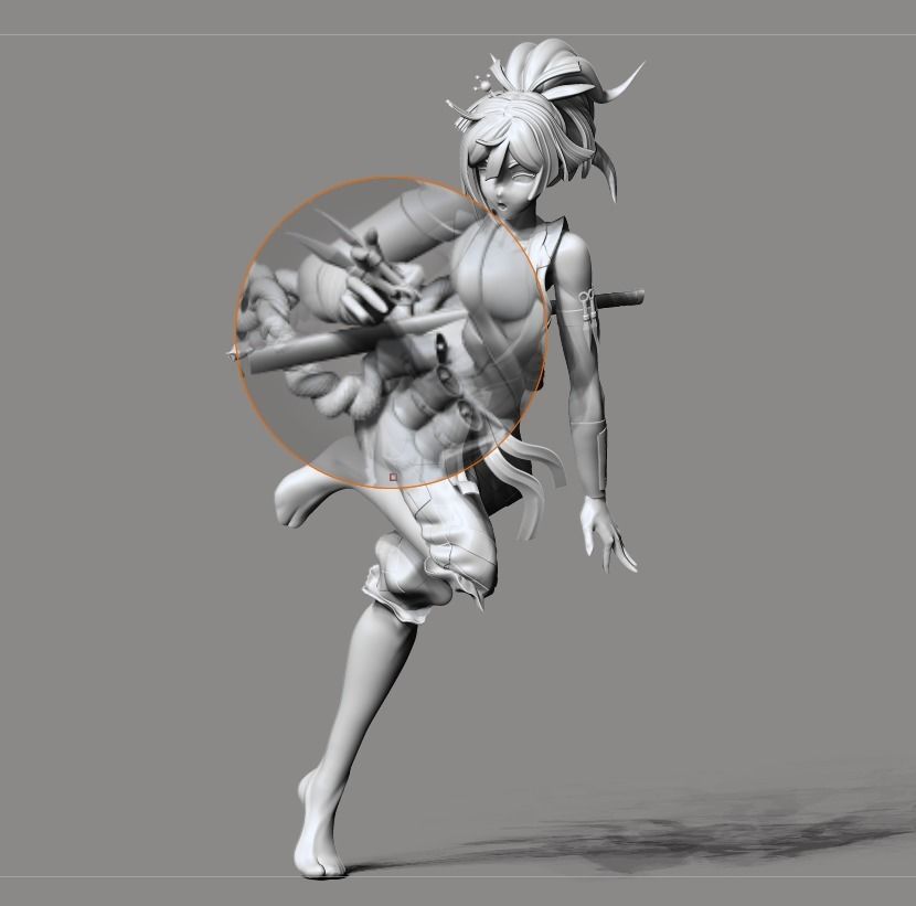 Yuzuriha Hell Paradise 3D print model_19