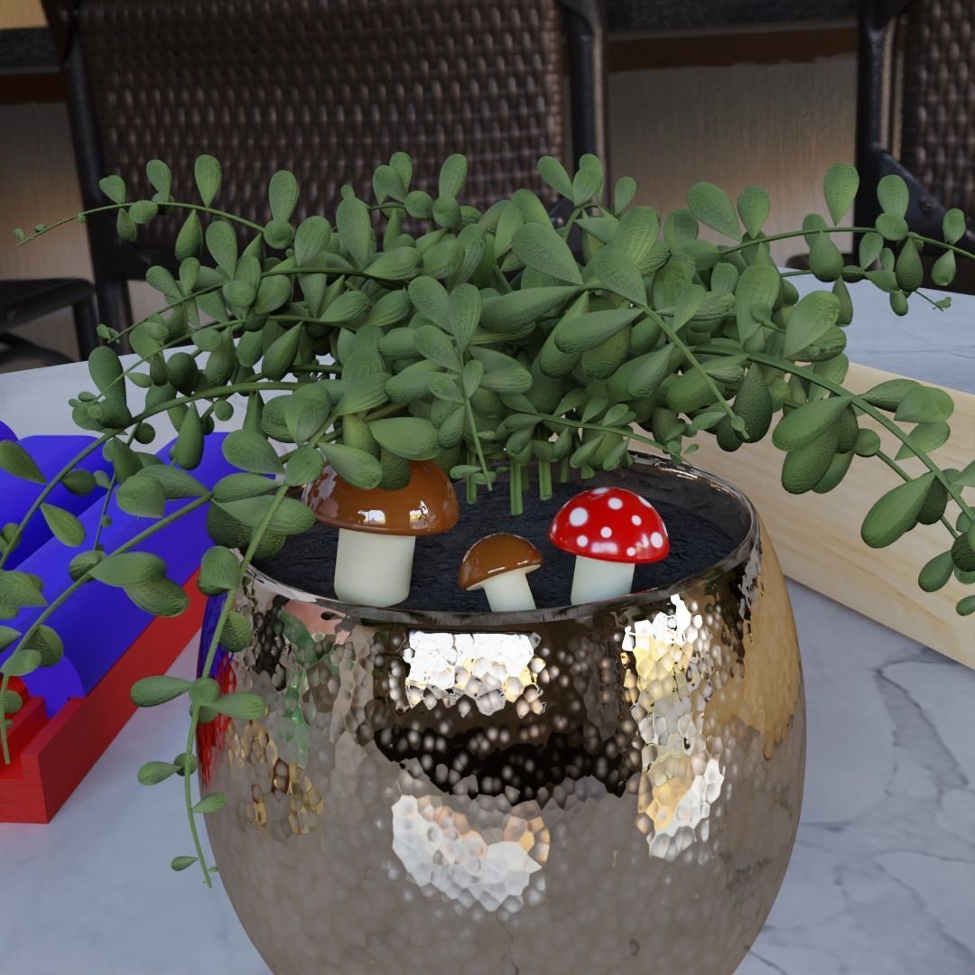 ROLLER FOR MAKING POLYMER CLAY MUSHROOMS 3D print model_3