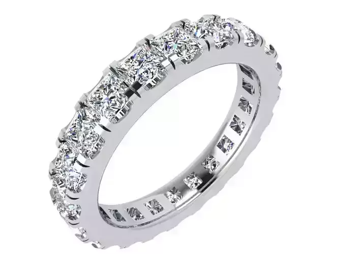 Round bride ring 3695 3D print model 
