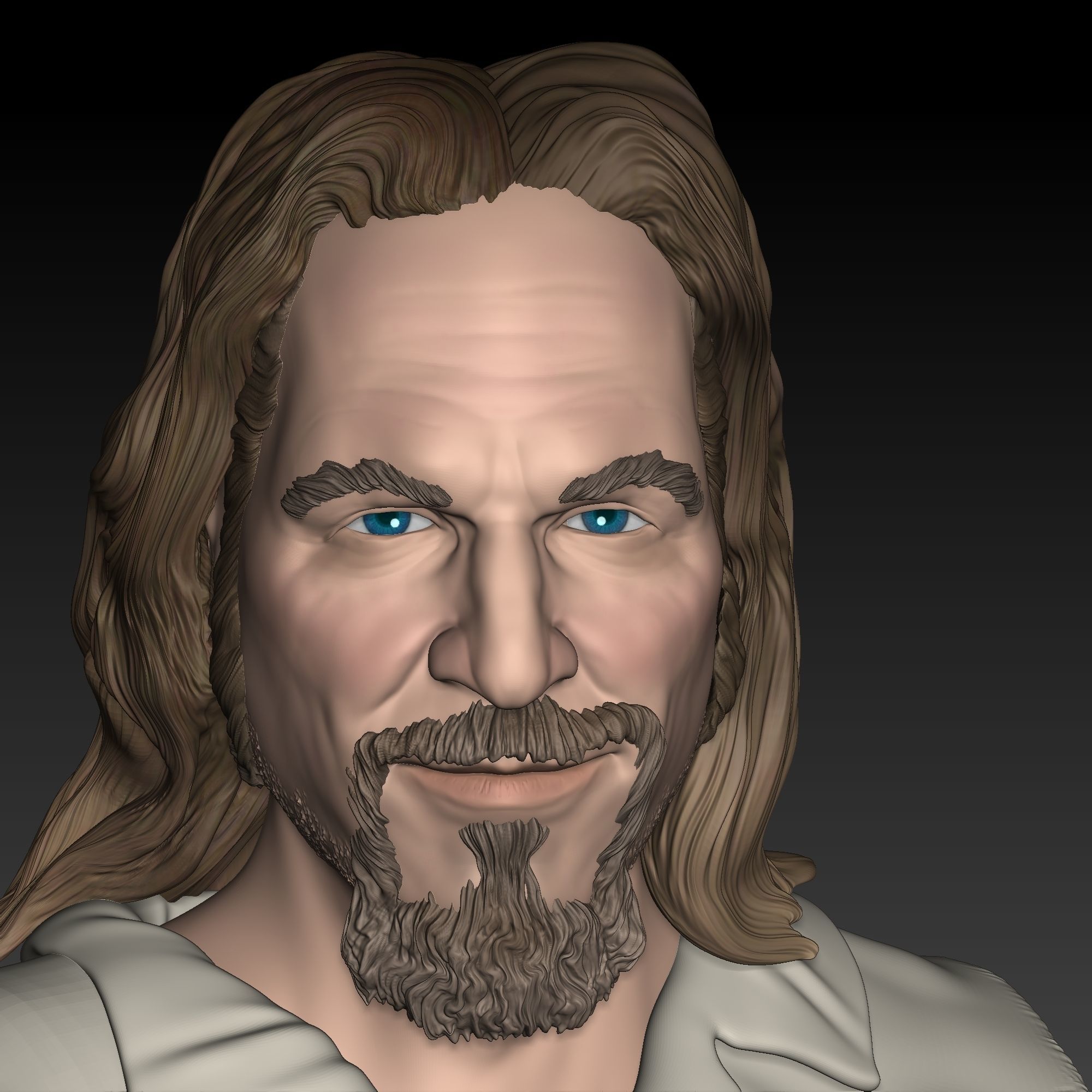 Dude Big Lebowski Cabel Guy figurine for 3D printing  3D print model_4