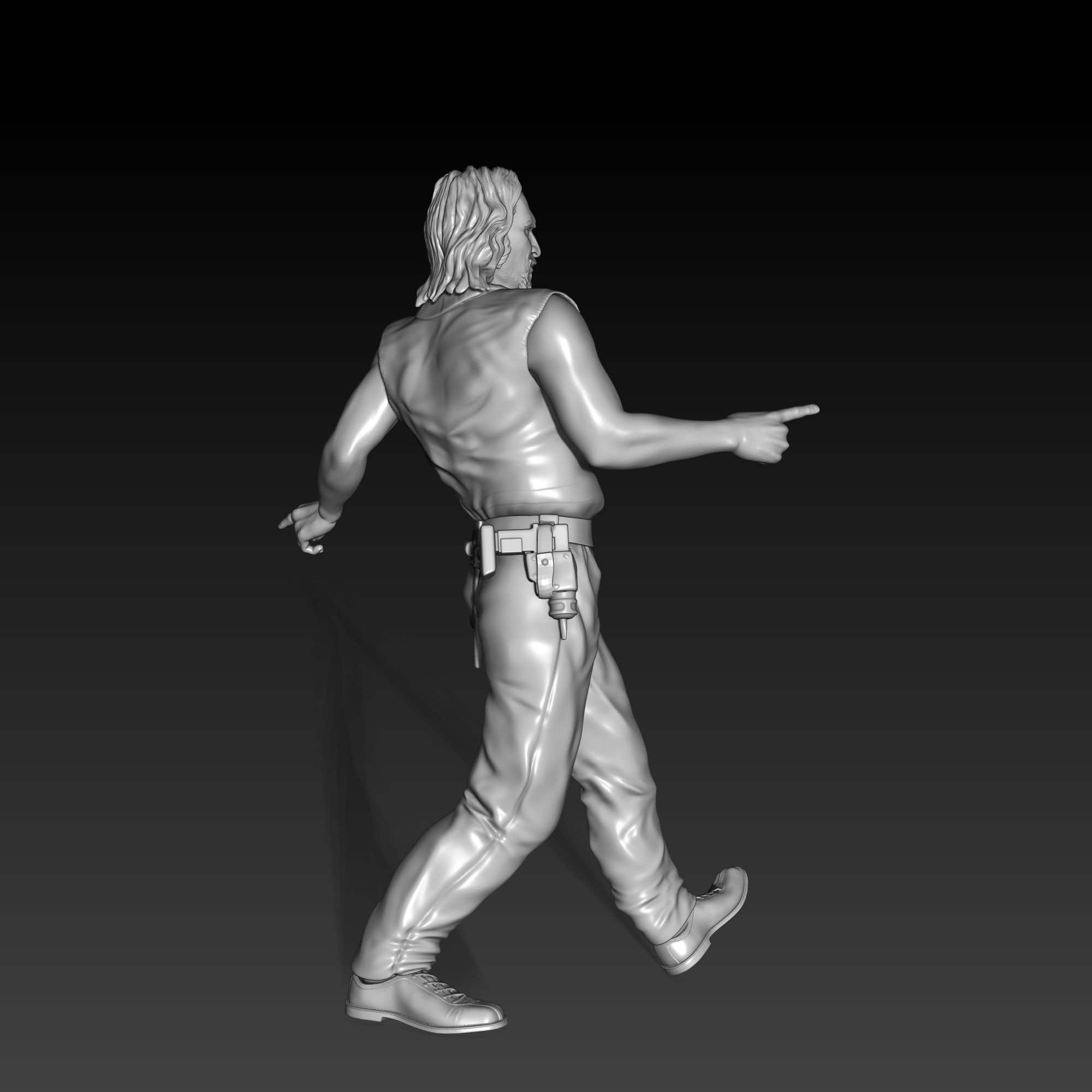 Dude Big Lebowski Cabel Guy figurine for 3D printing  3D print model_8