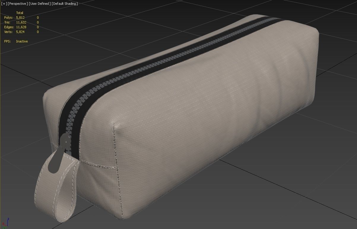 Pencil Case M06 Low-poly 3D model_8