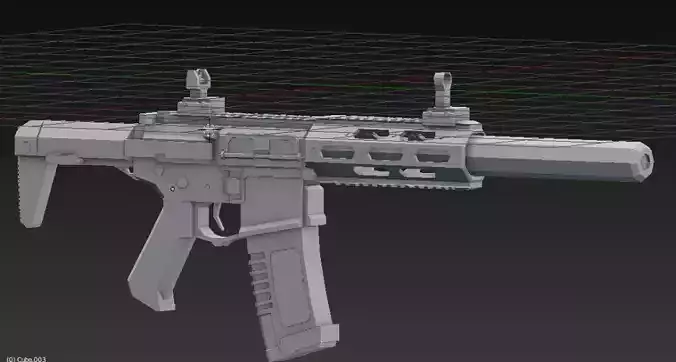 LOW - POLY Honey Badger 