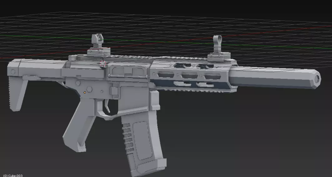 LOW - POLY Honey Badger 3D model