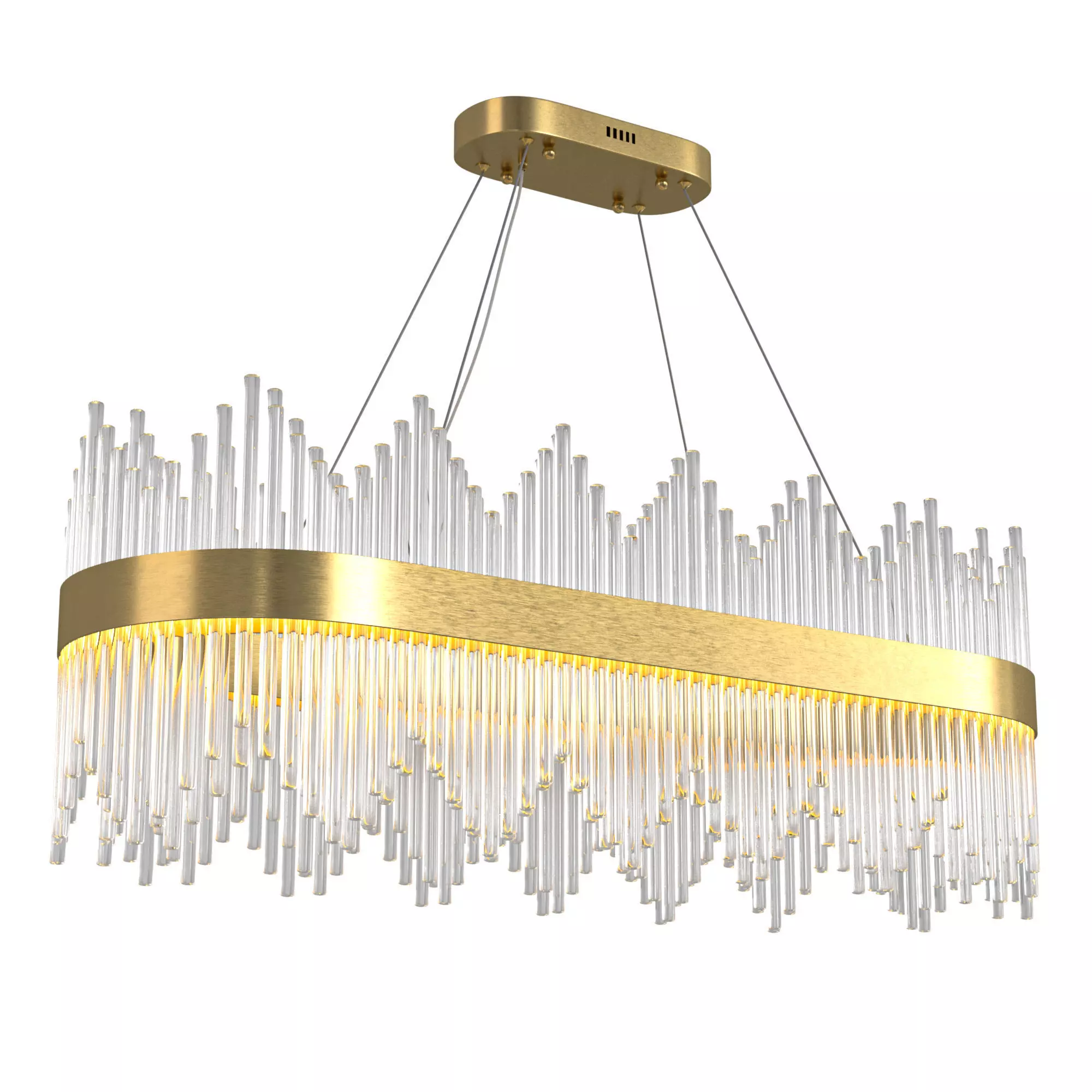 Gold Glass Stick 3D model