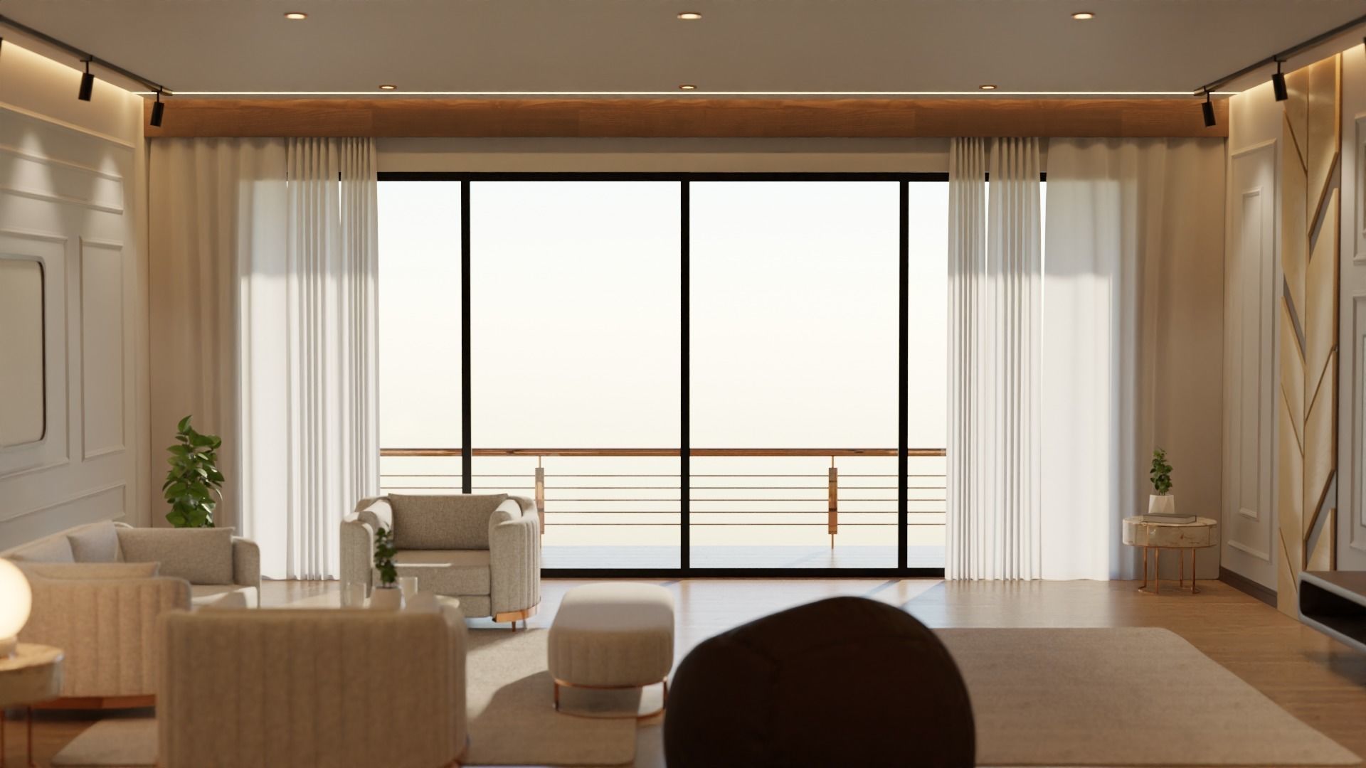 Living Room - 02 Low-poly 3D model_24