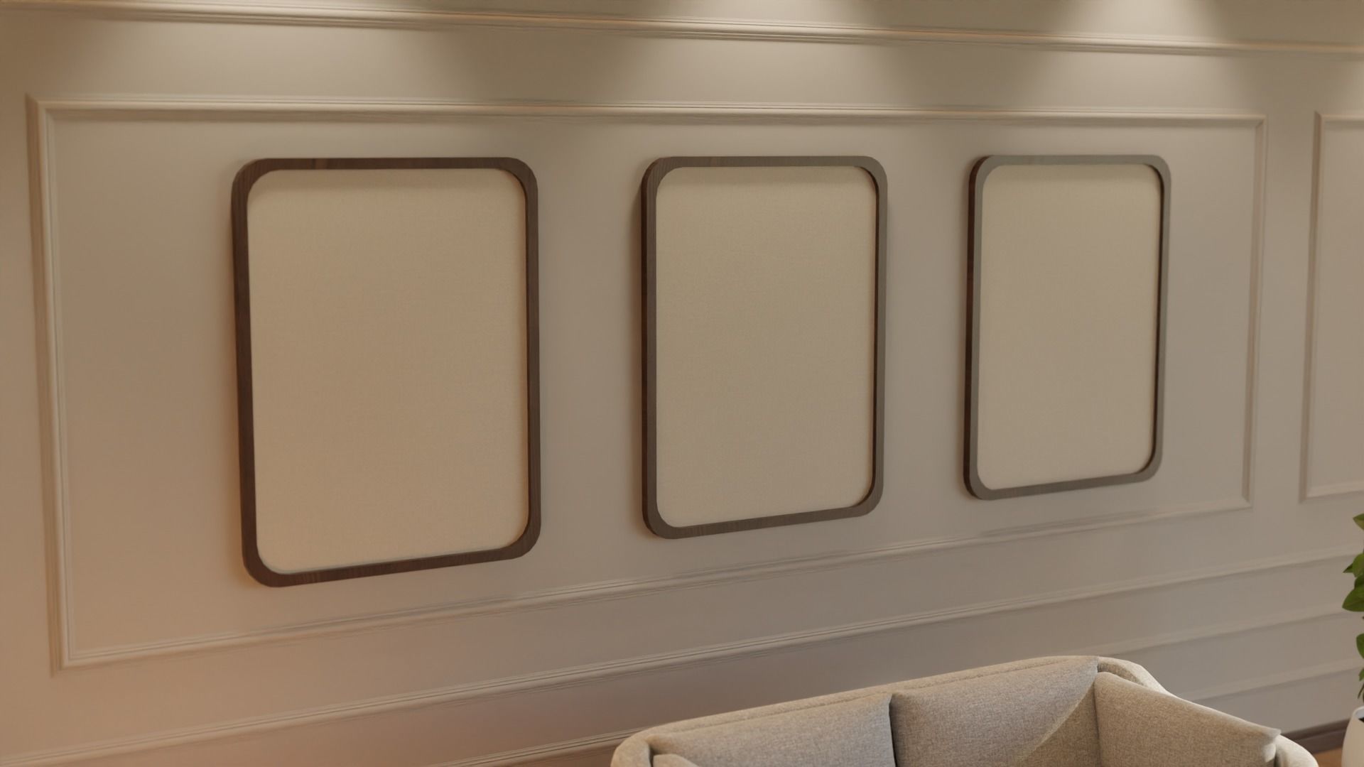 Living Room - 02 Low-poly 3D model_8