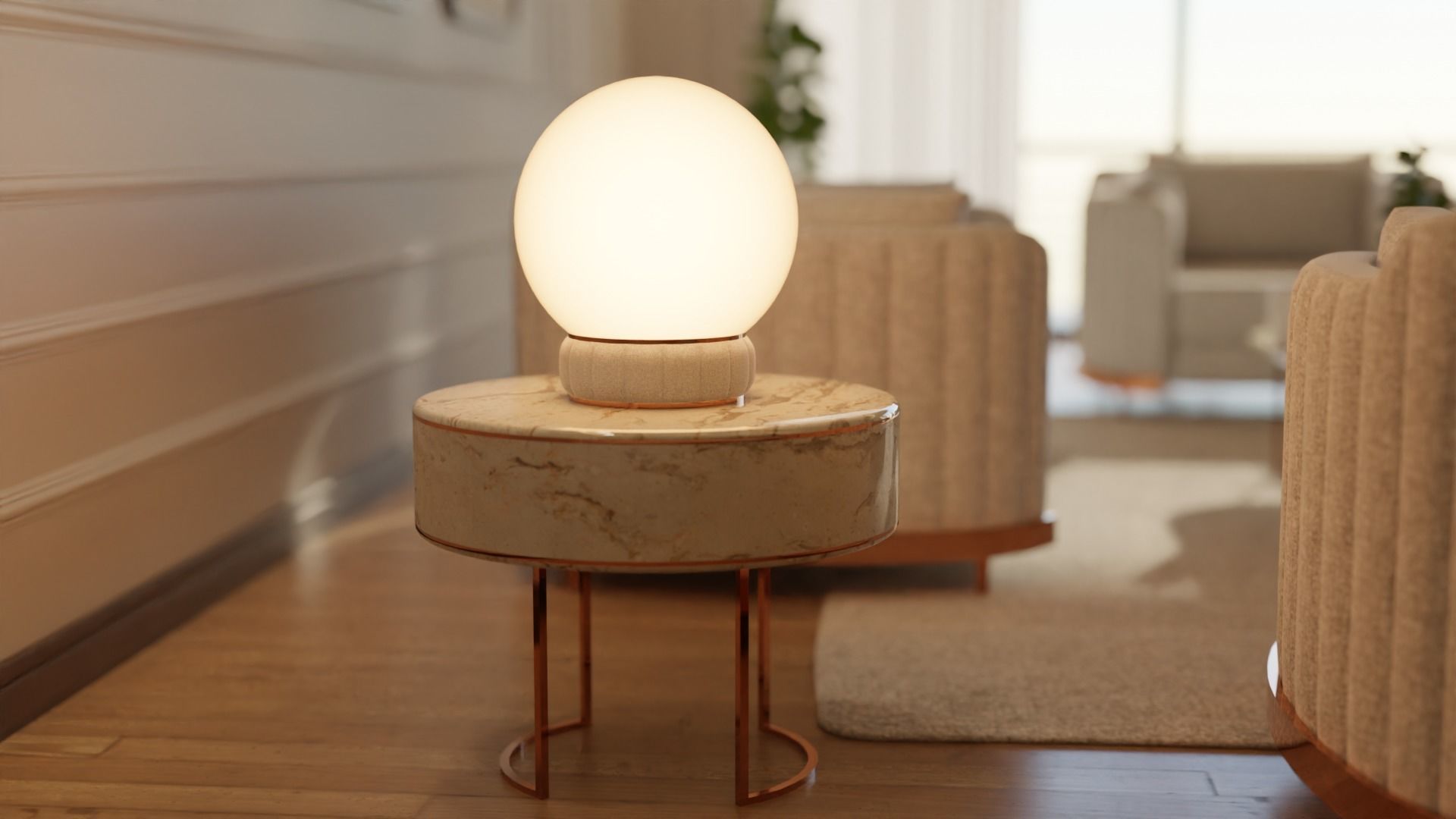 Living Room - 02 Low-poly 3D model_18