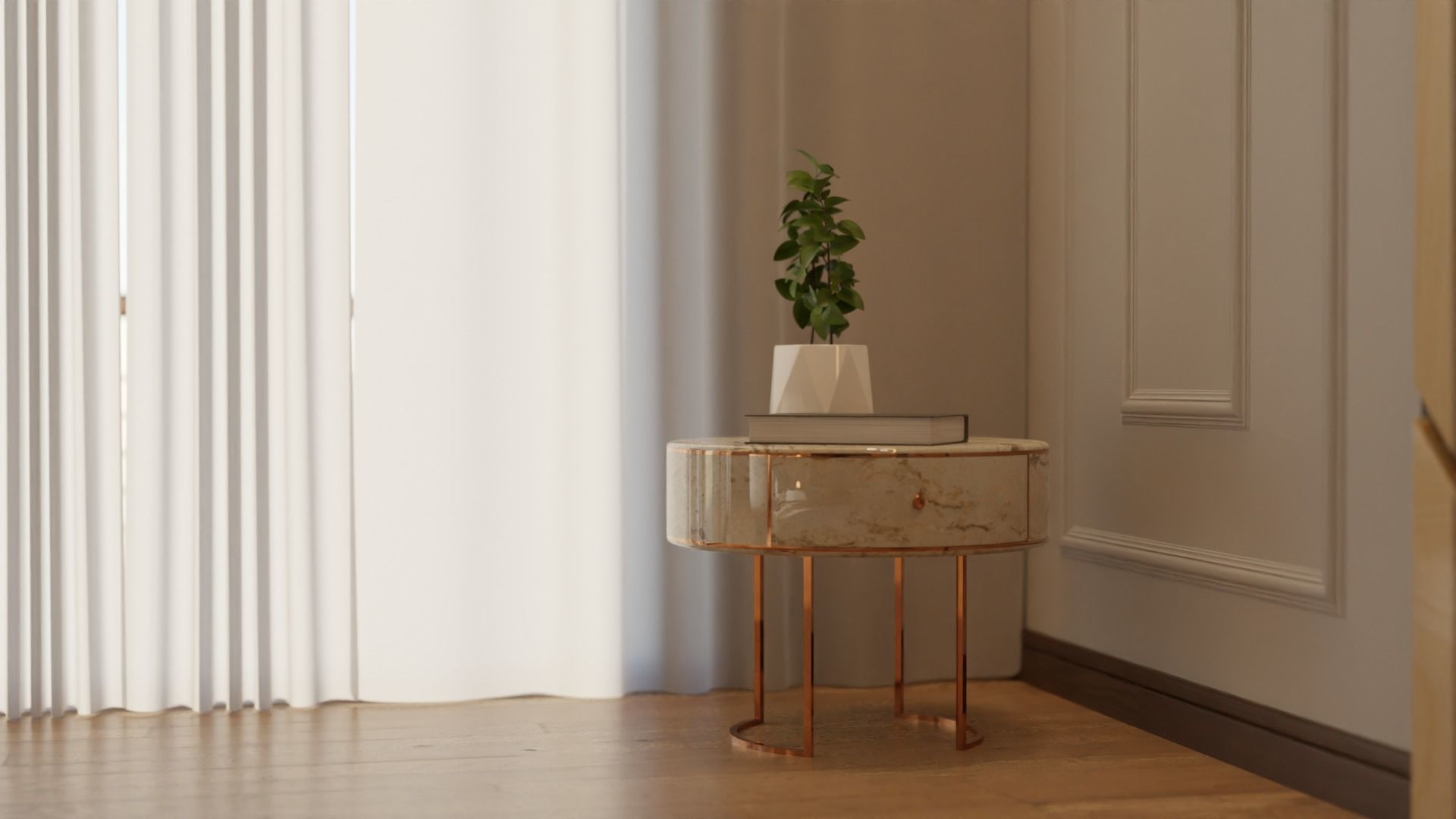 Living Room - 02 Low-poly 3D model_26