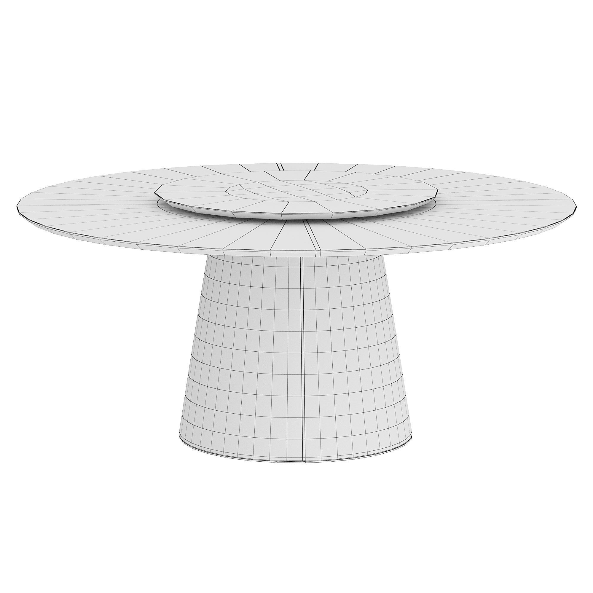 Marilyn dining table by laskasas 3D model_3