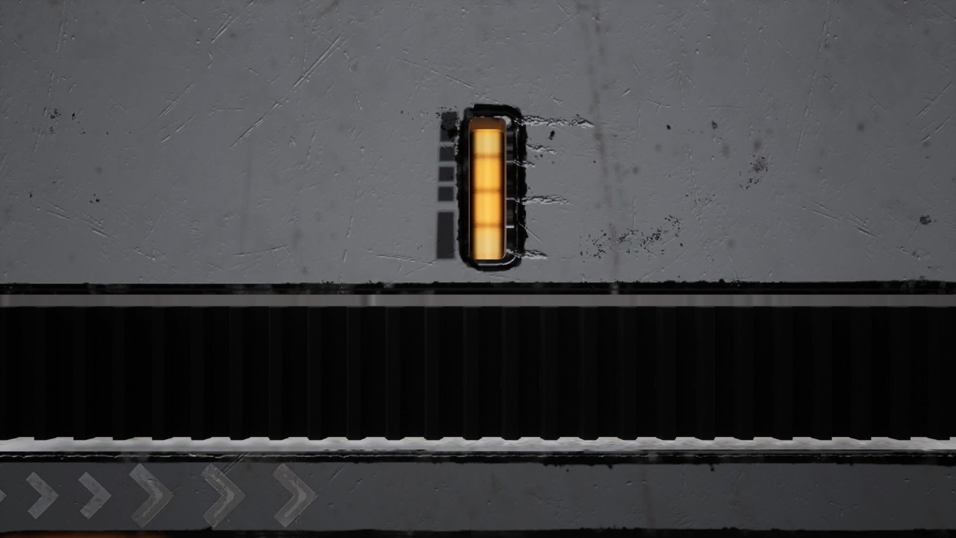 Scifi Door Animated 3D model_9
