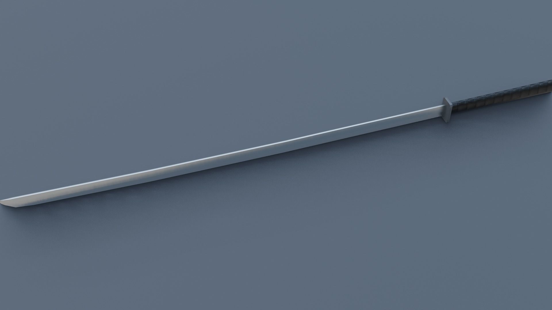 Deadpool katana Low-poly 3D model_12