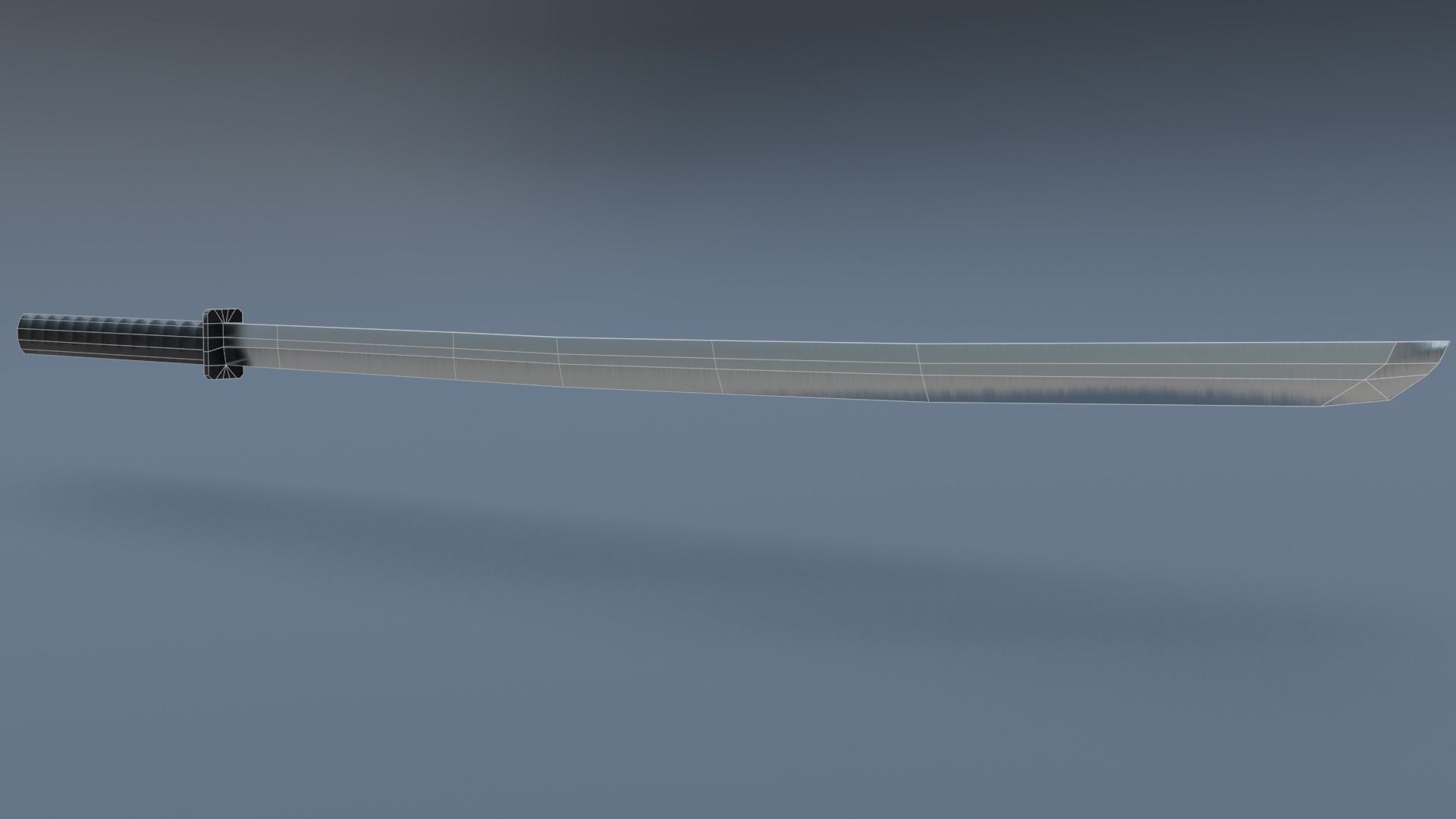 Deadpool katana Low-poly 3D model_14