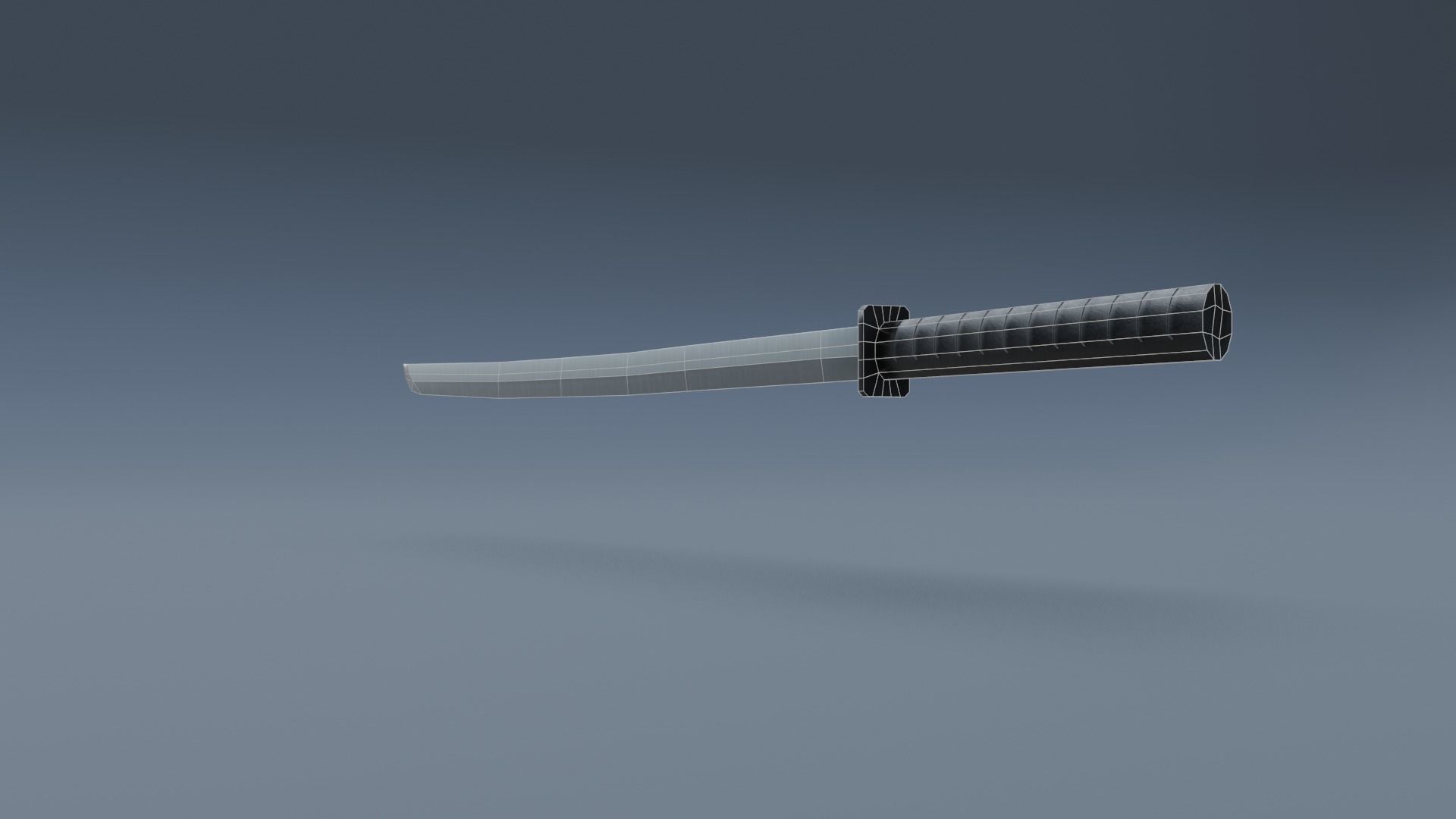 Deadpool katana Low-poly 3D model_17