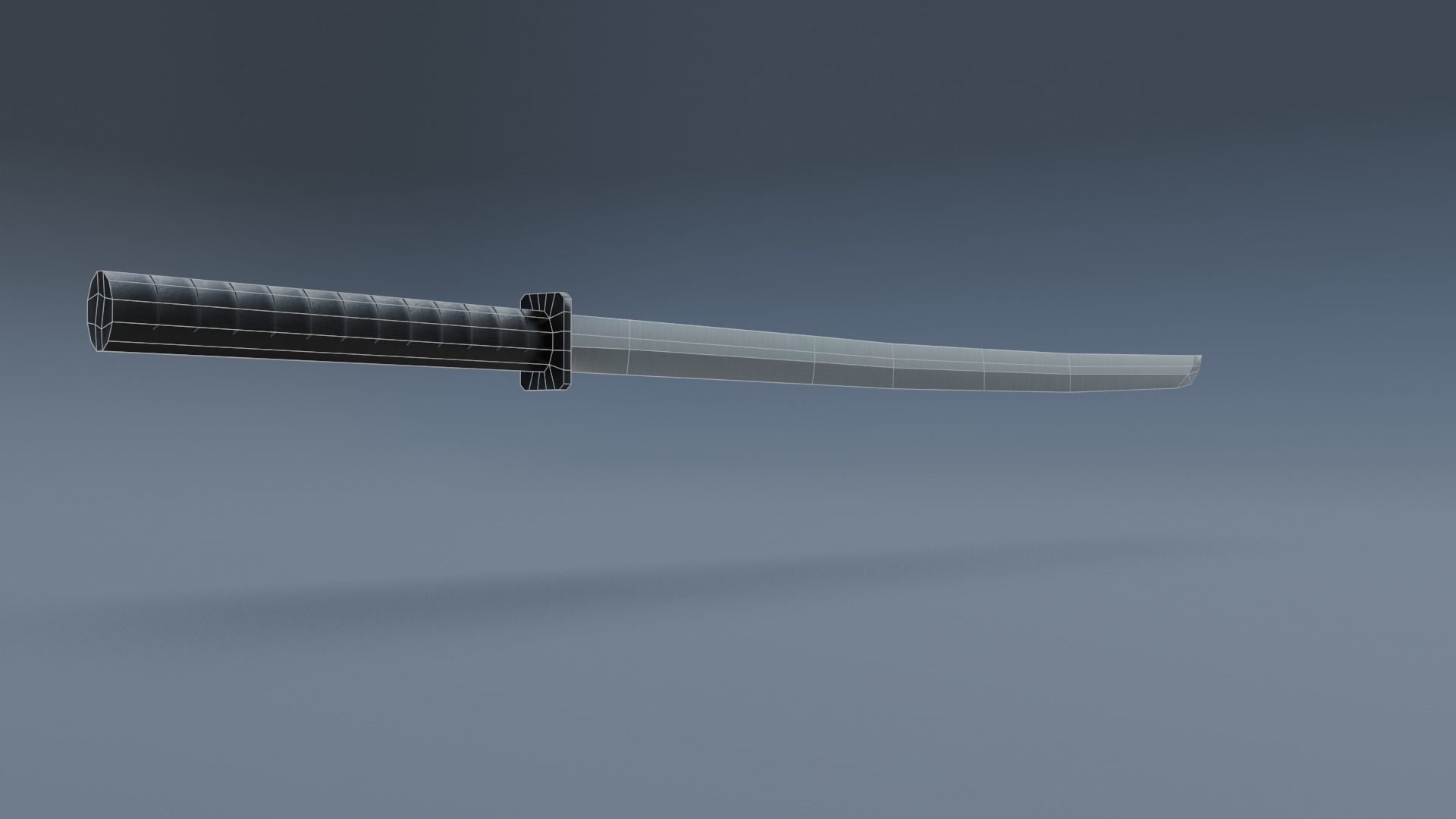 Deadpool katana Low-poly 3D model_16