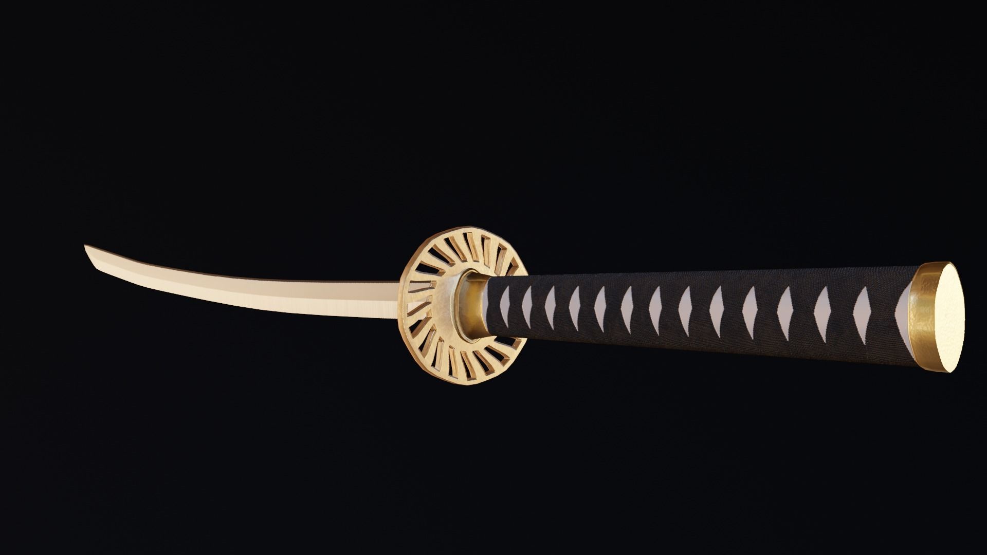 3 katana pack 3D Model Collection_8