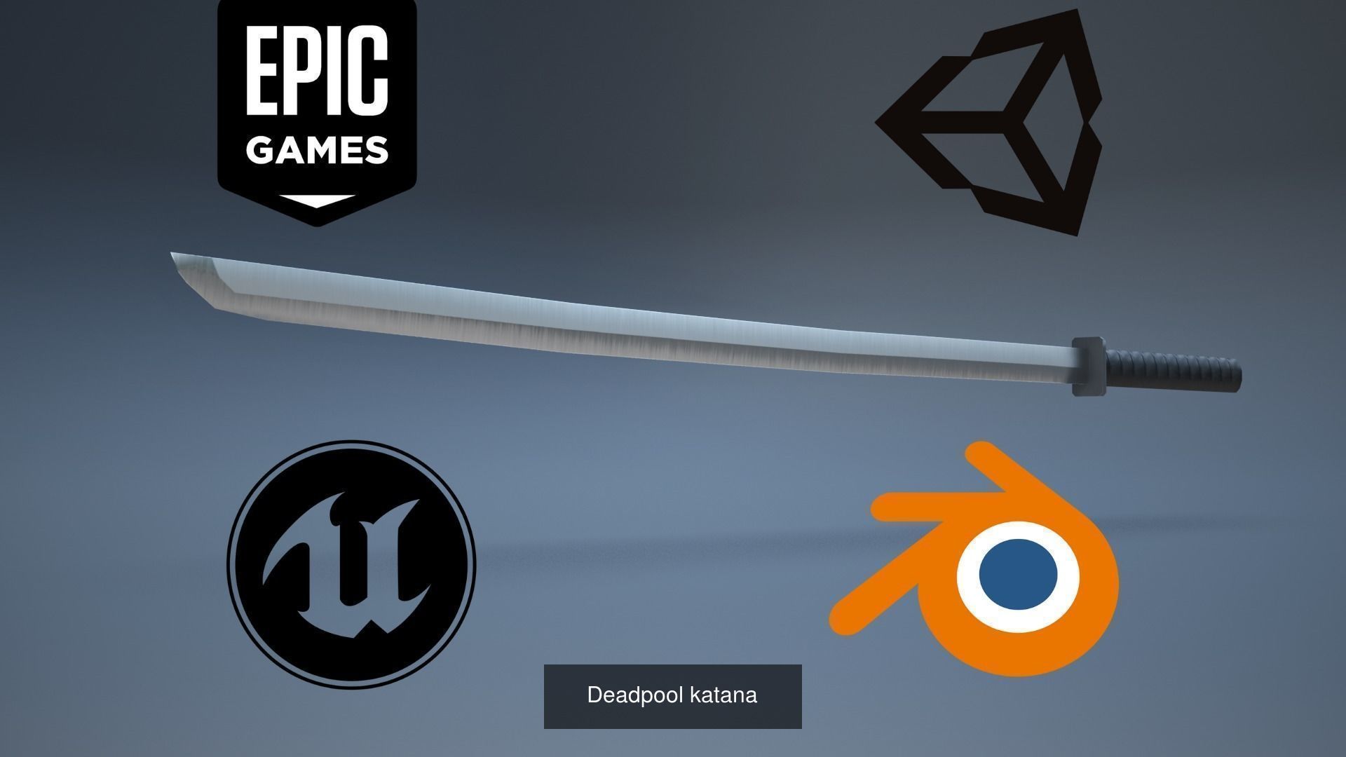 3 katana pack 3D Model Collection_3