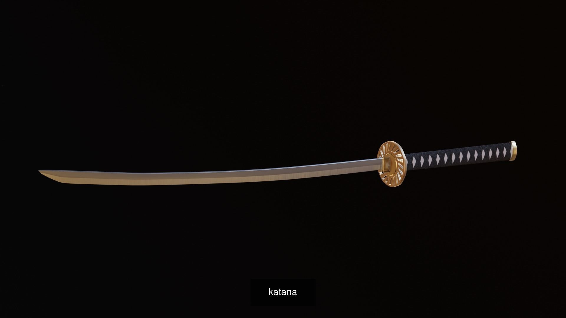 3 katana pack 3D Model Collection_2