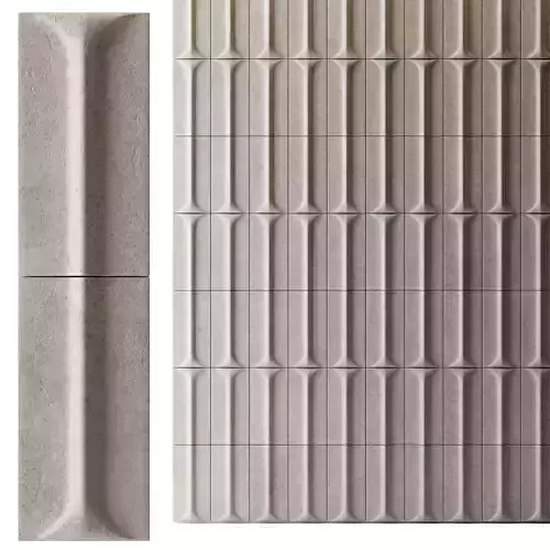 Wall panels 01 3D model