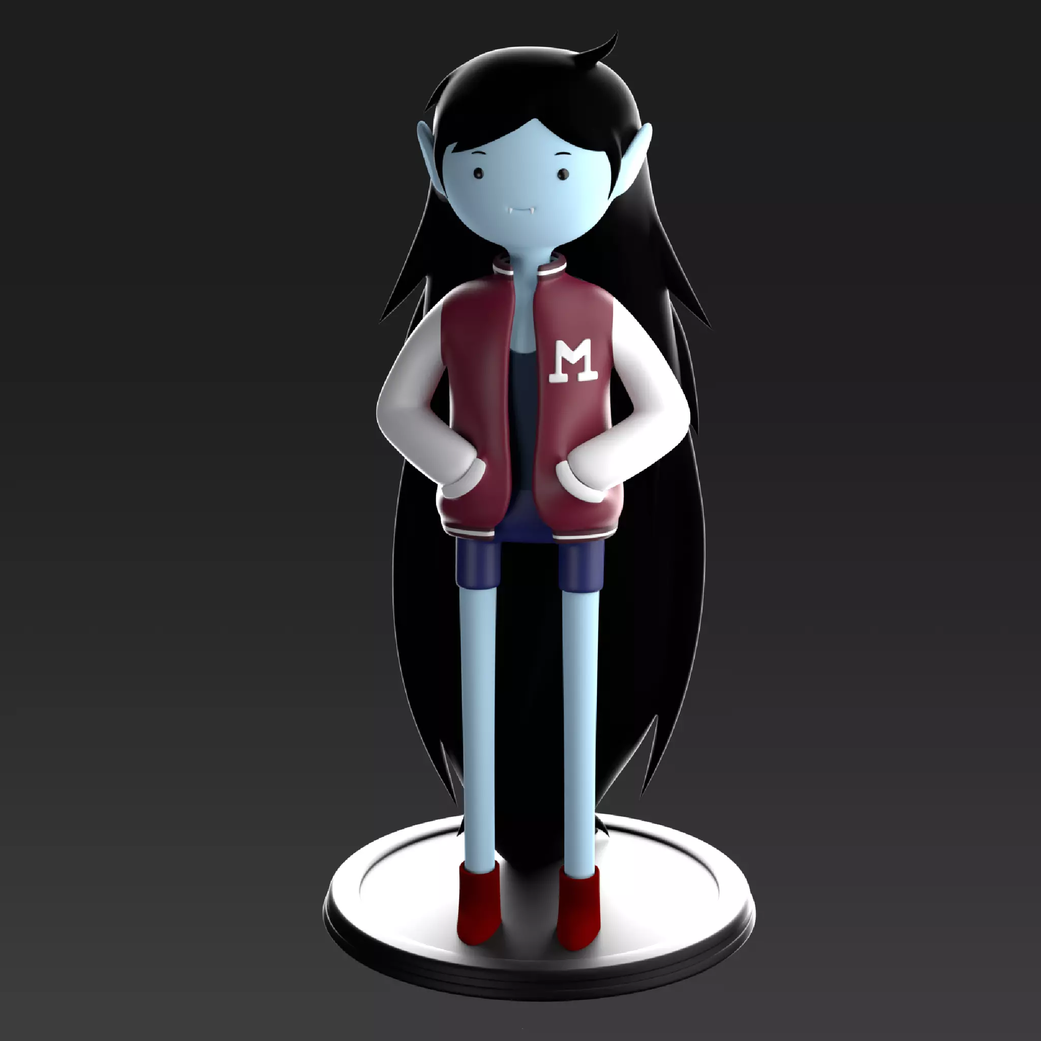 Marceline Adventure Time 3D print model