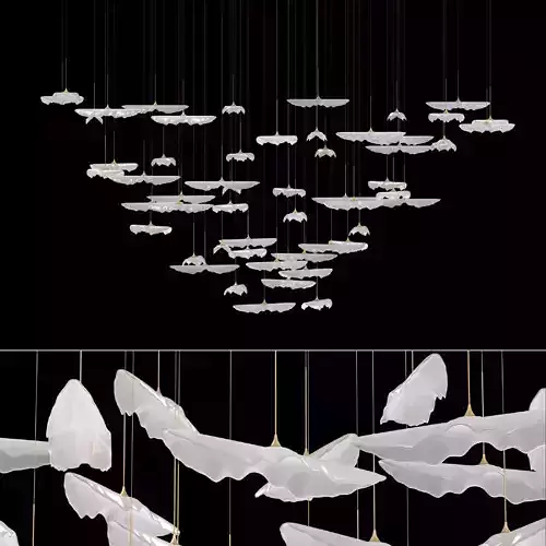 Leaf Fall white gloss finish