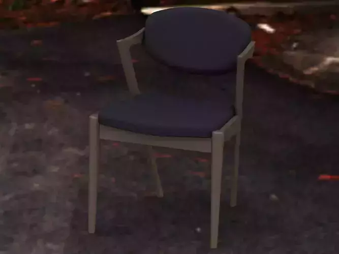 Flap Back Fabric Chair