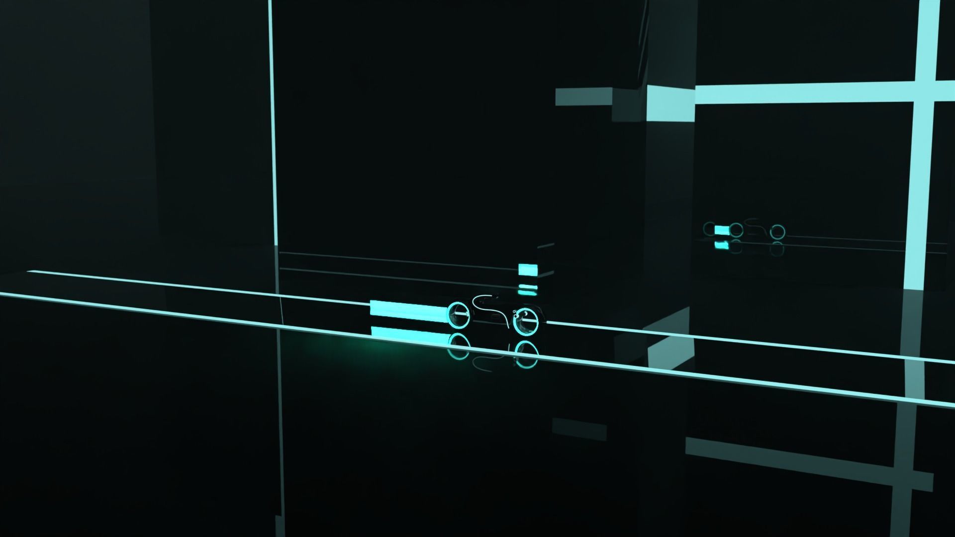 Tron City 3D model_4