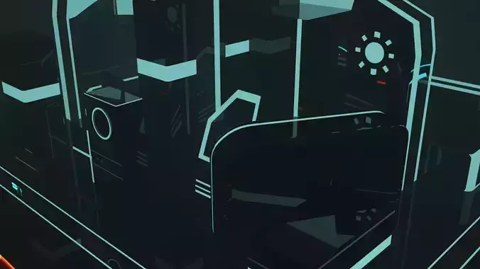 Tron City 3D model