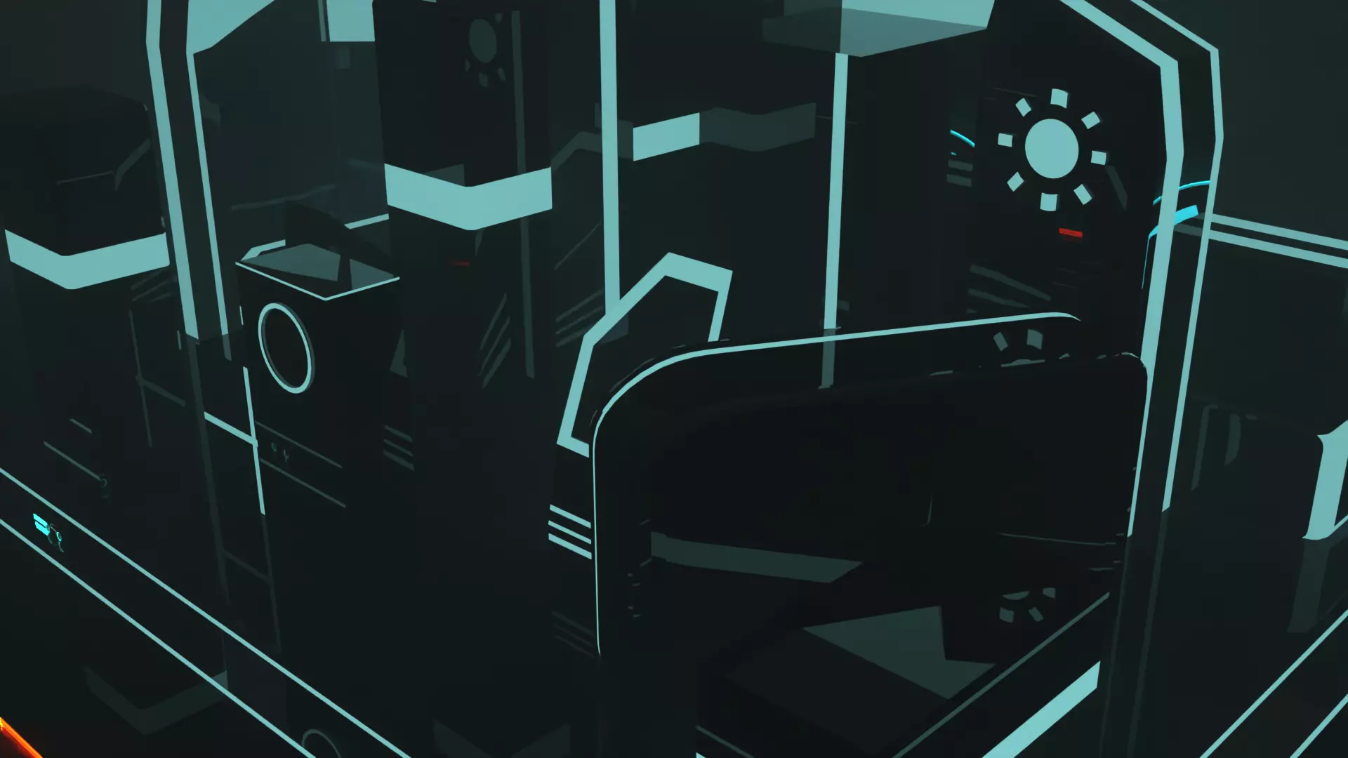 Tron City 3D model_0