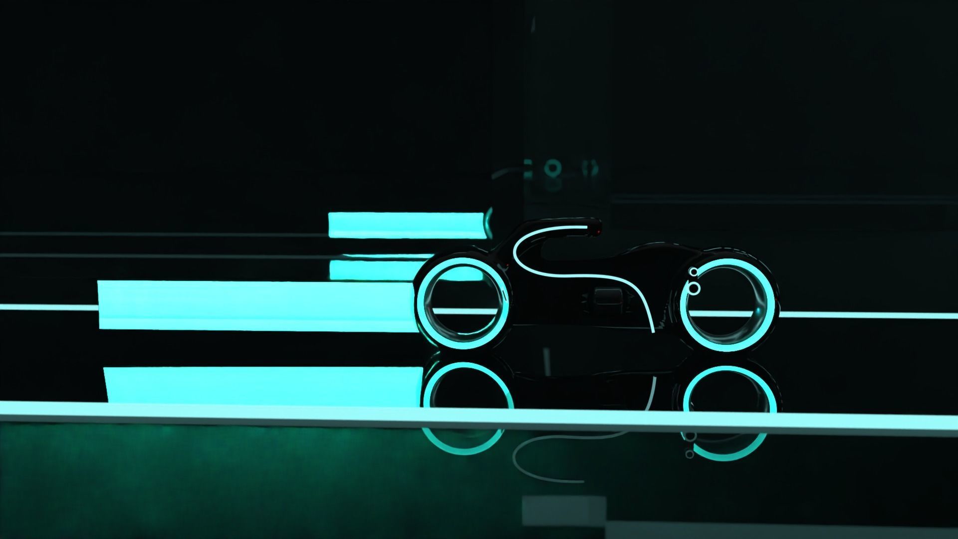 Tron City 3D model_2