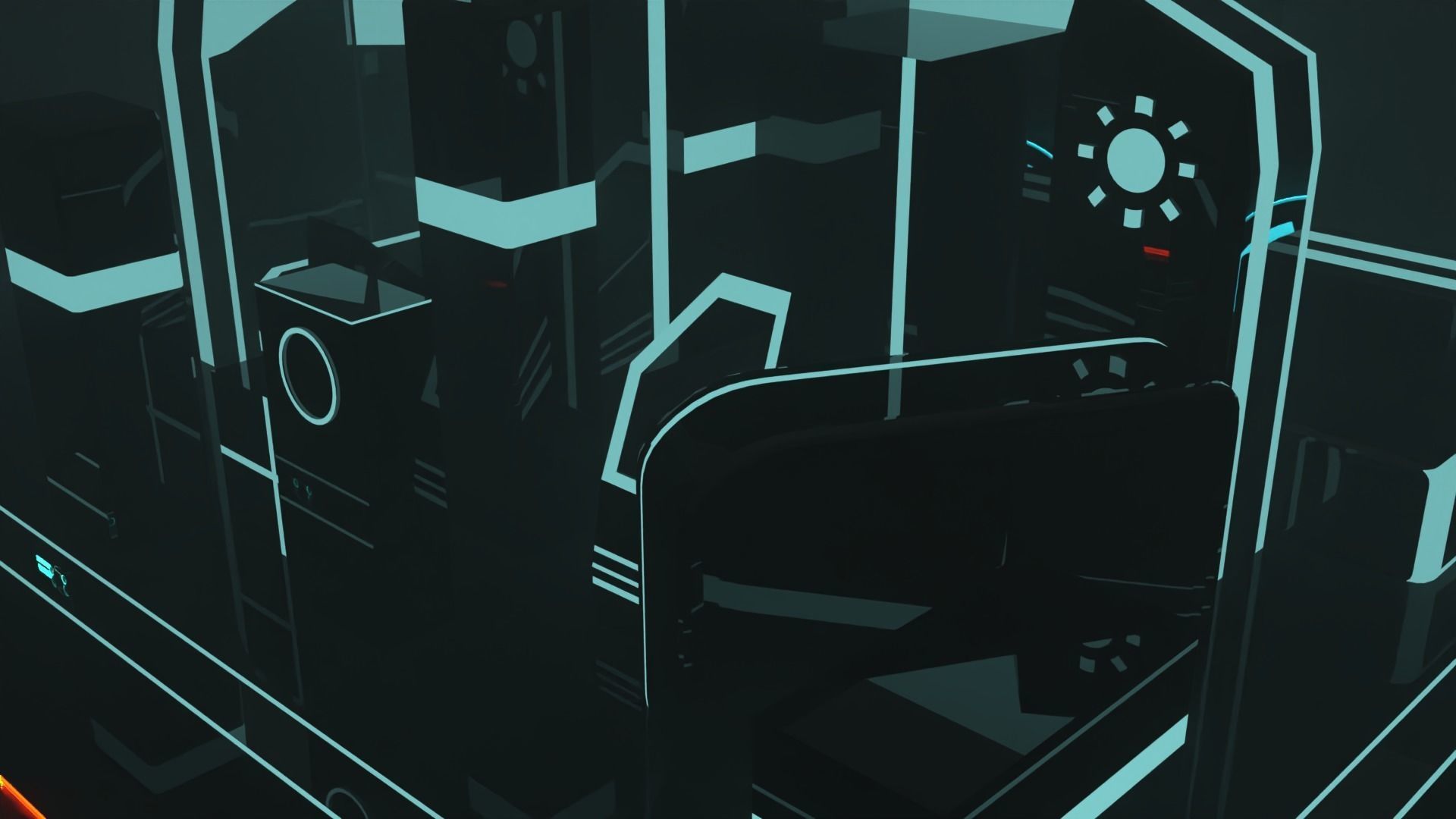 Tron City 3D model_1