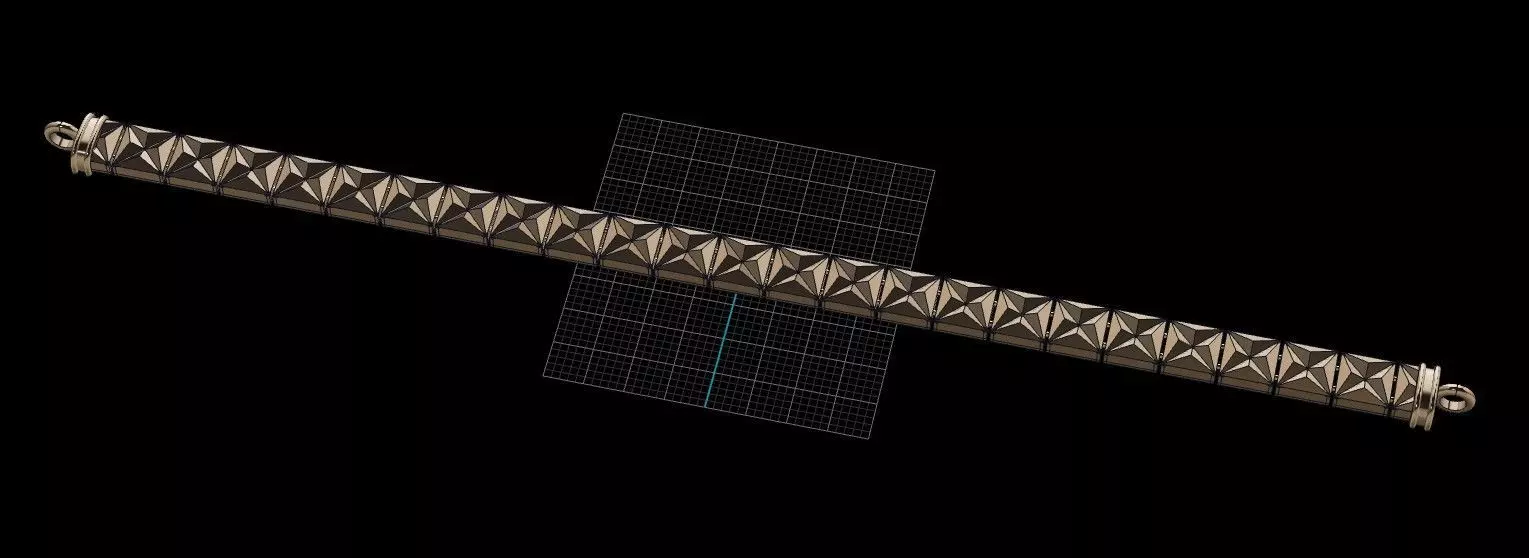 Bracelet 3D print model_0