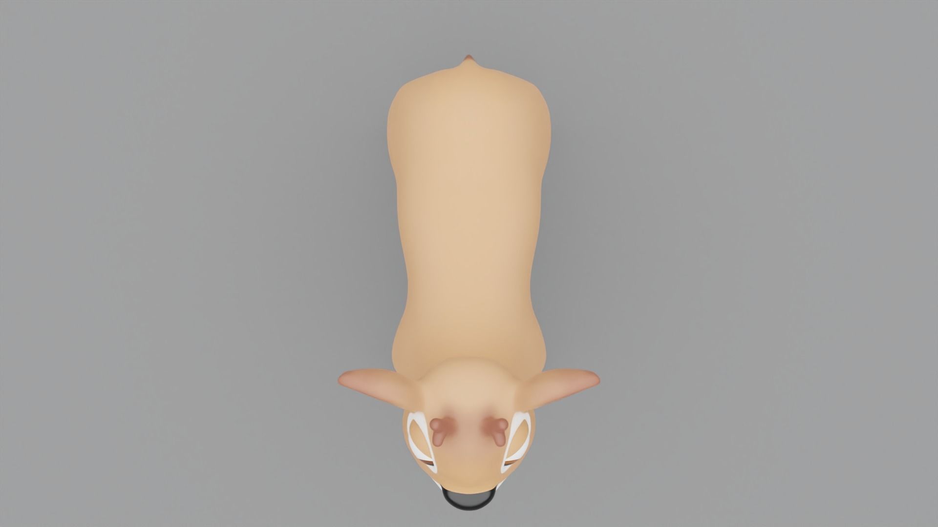 3D Deer Cartoon Character 3D model_10