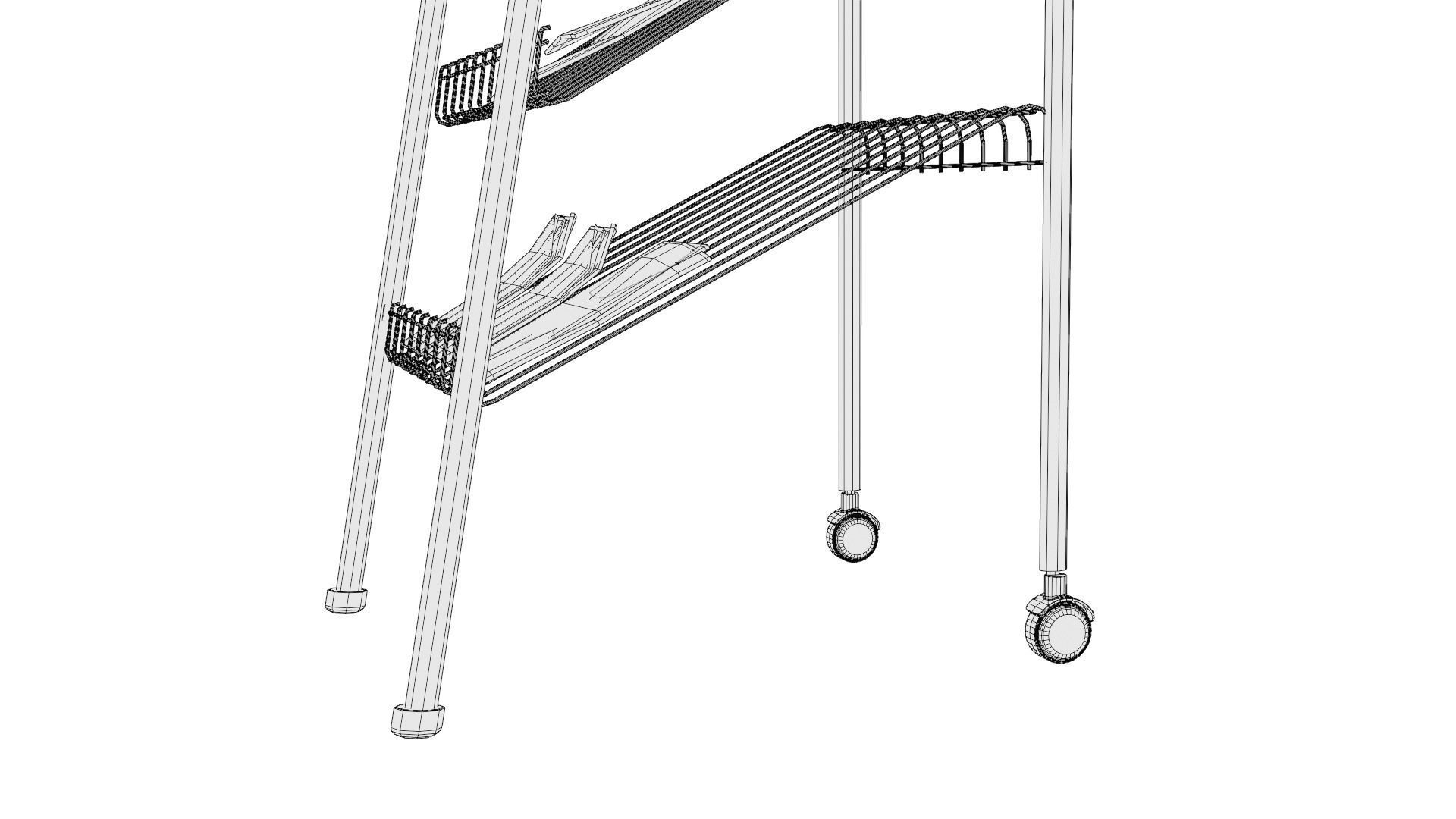 Magazine Display Rack with 4k pbr textures Low-poly 3D model_14