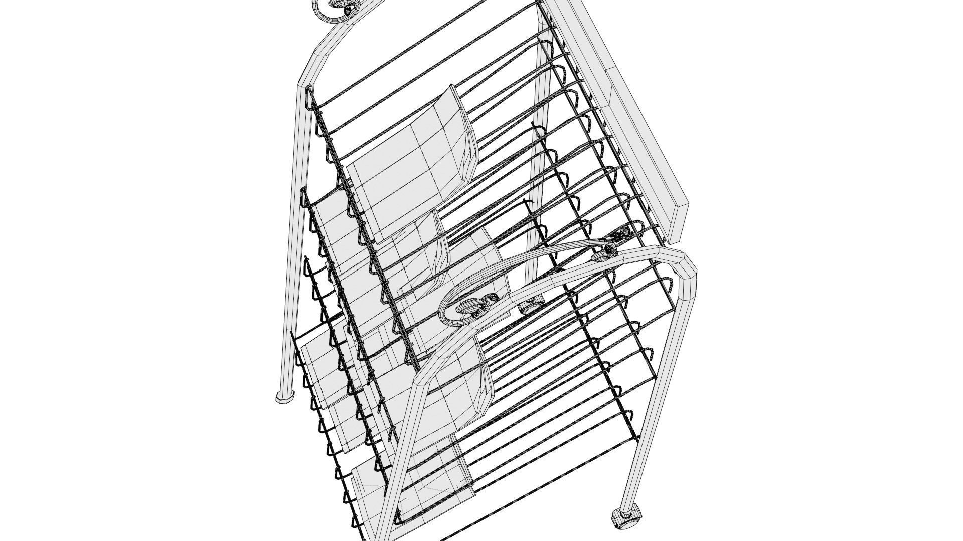 Magazine Display Rack with 4k pbr textures Low-poly 3D model_15