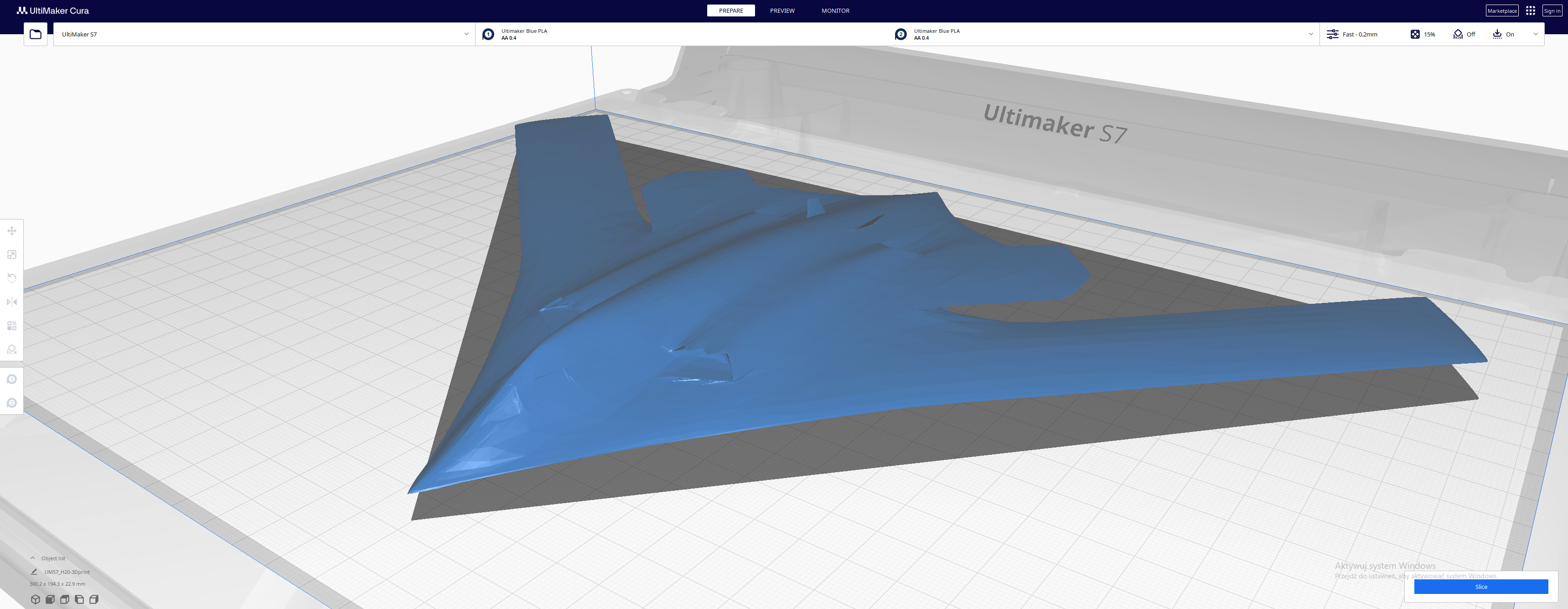 Xian H-20 stealth bomber Low-poly 3D model_5